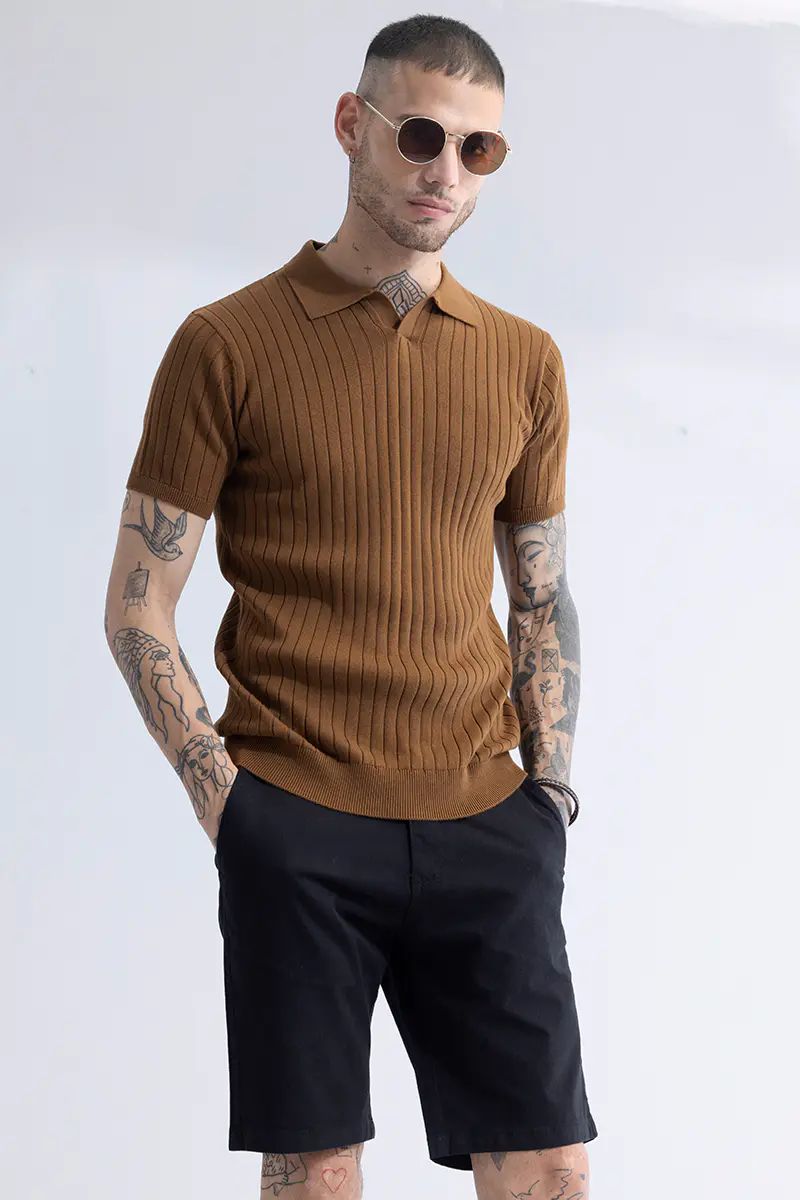The Caramel Polo T-Shirt