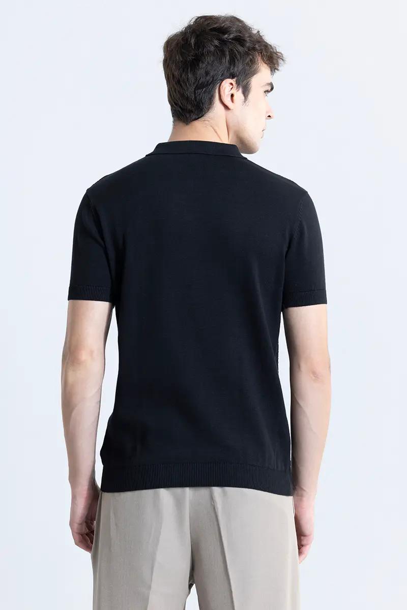 Charcoal Black Polo T-Shirt