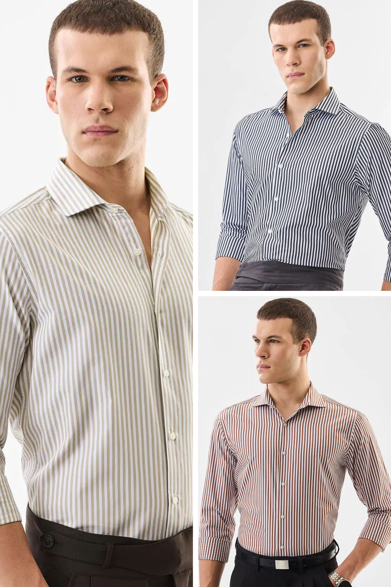 Mocha Shirts Set of 3
