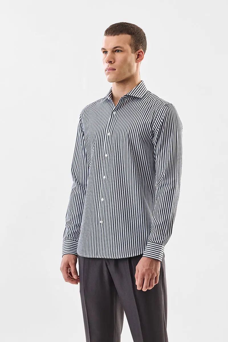 Bourg Onyx Pinstripe