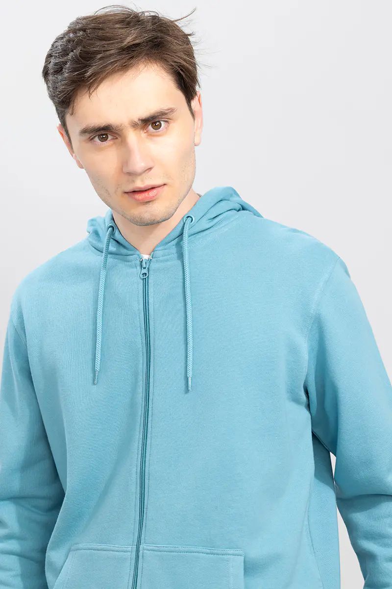 Aqua Blue Hoodie