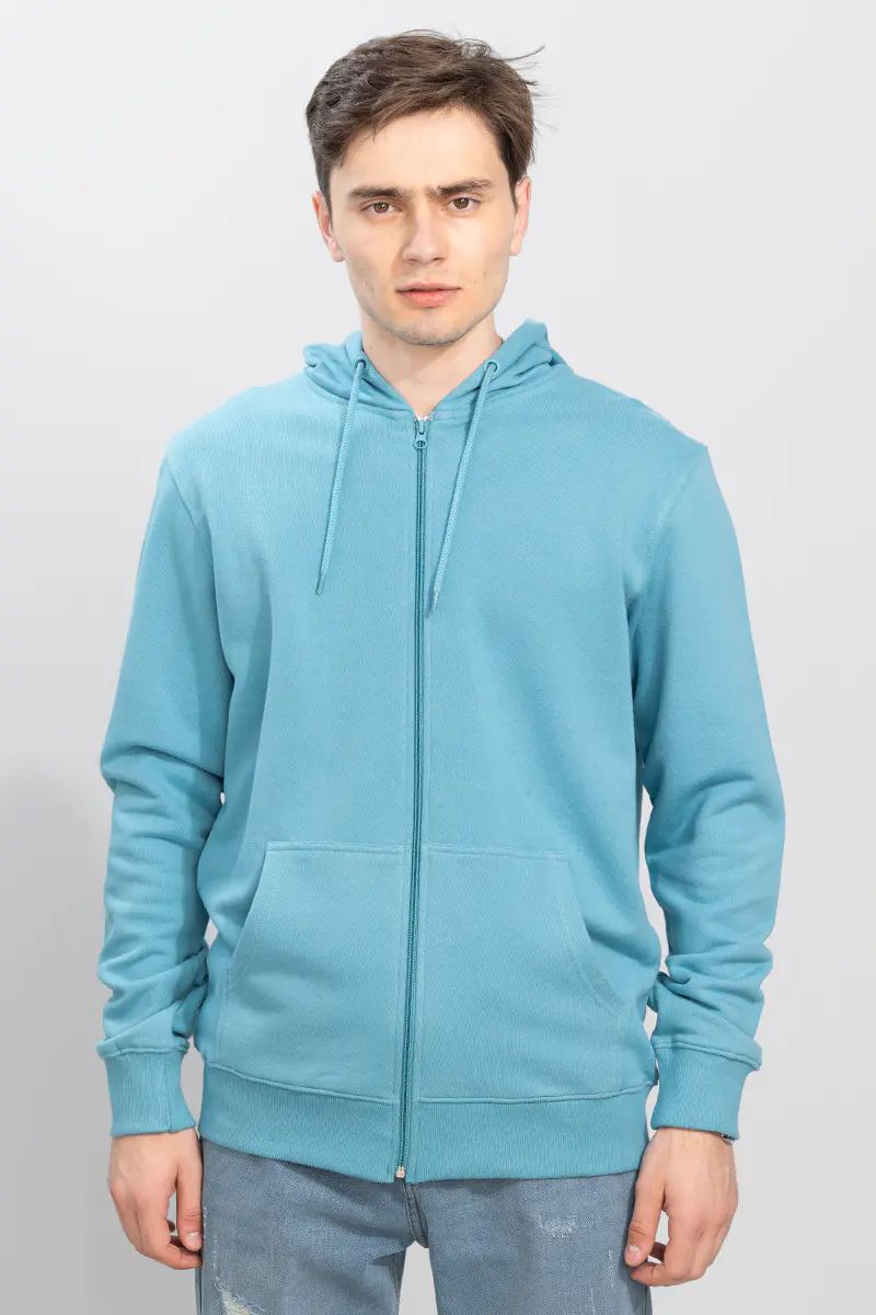 Aqua Blue Hoodie