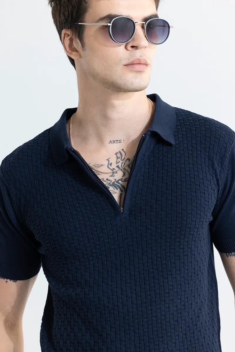 Naval Blue Polo T-Shirt