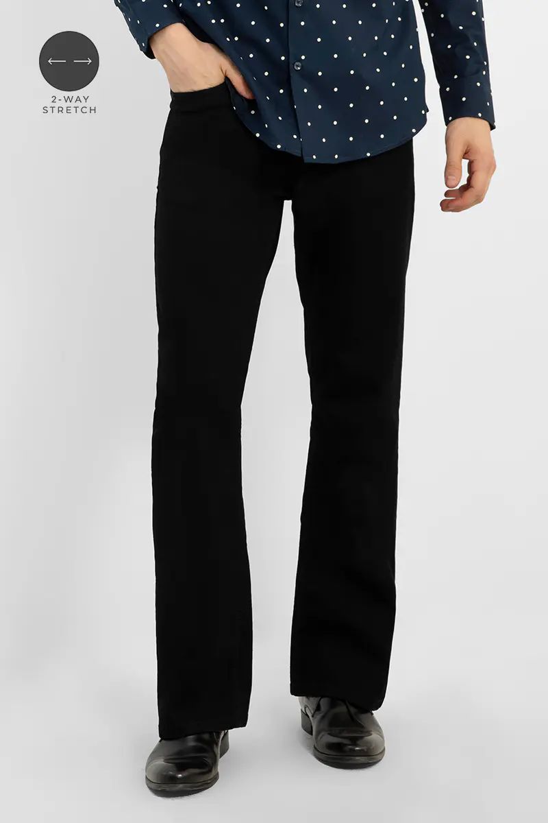 Black Regular Fit Jeans