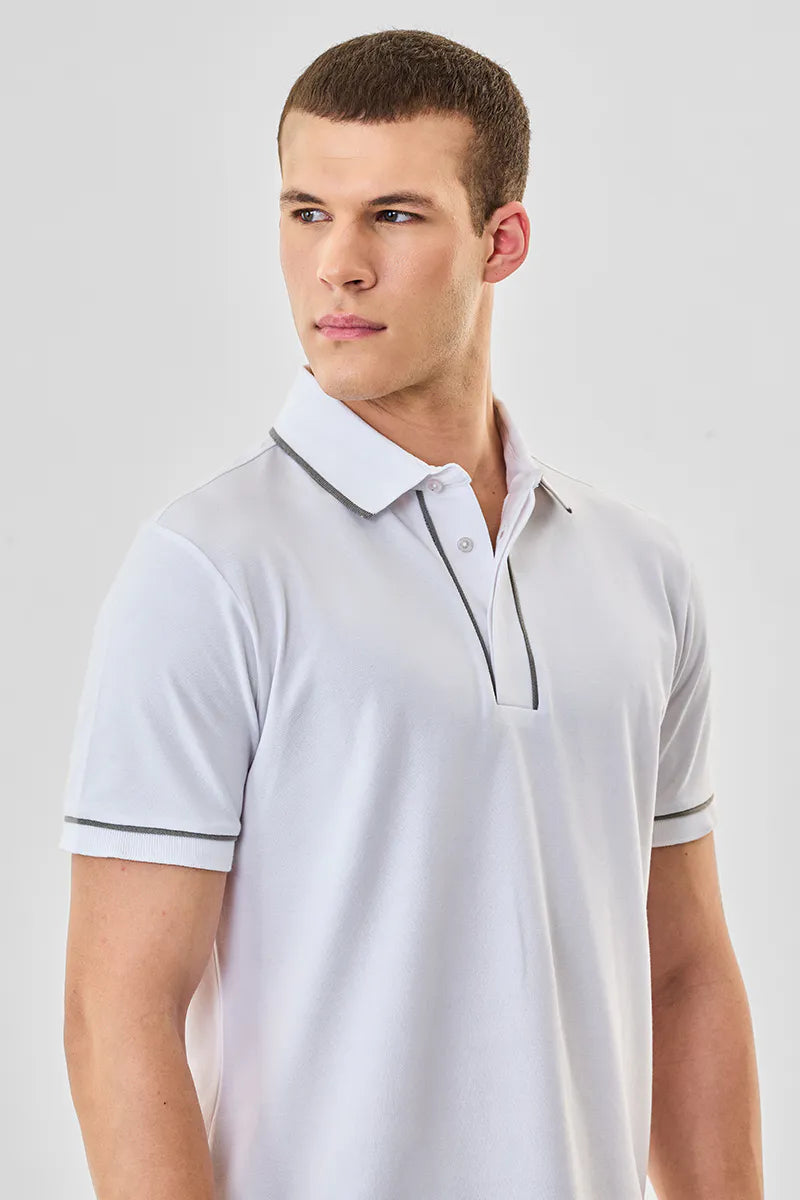 Regular fir stretch polo tshirt