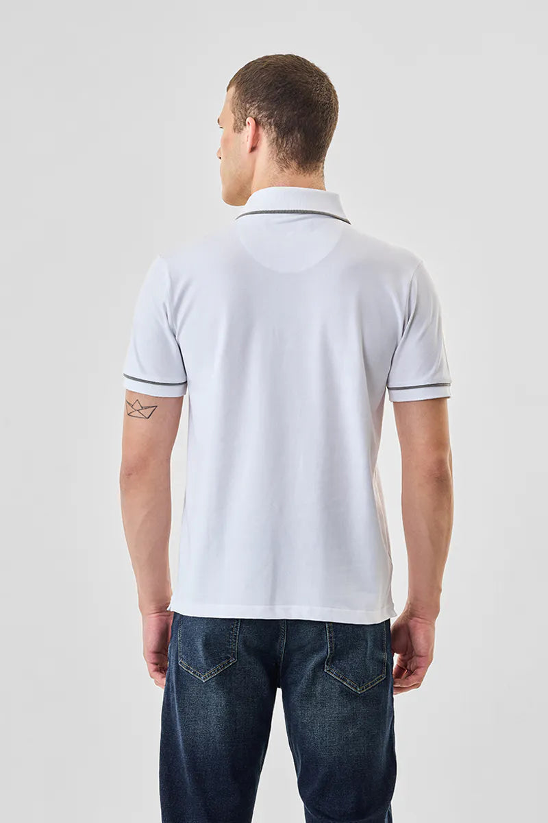 Regular fir stretch polo tshirt